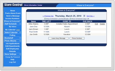 Employee Tracking